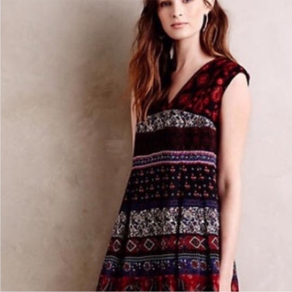 Anthropologie boho dress